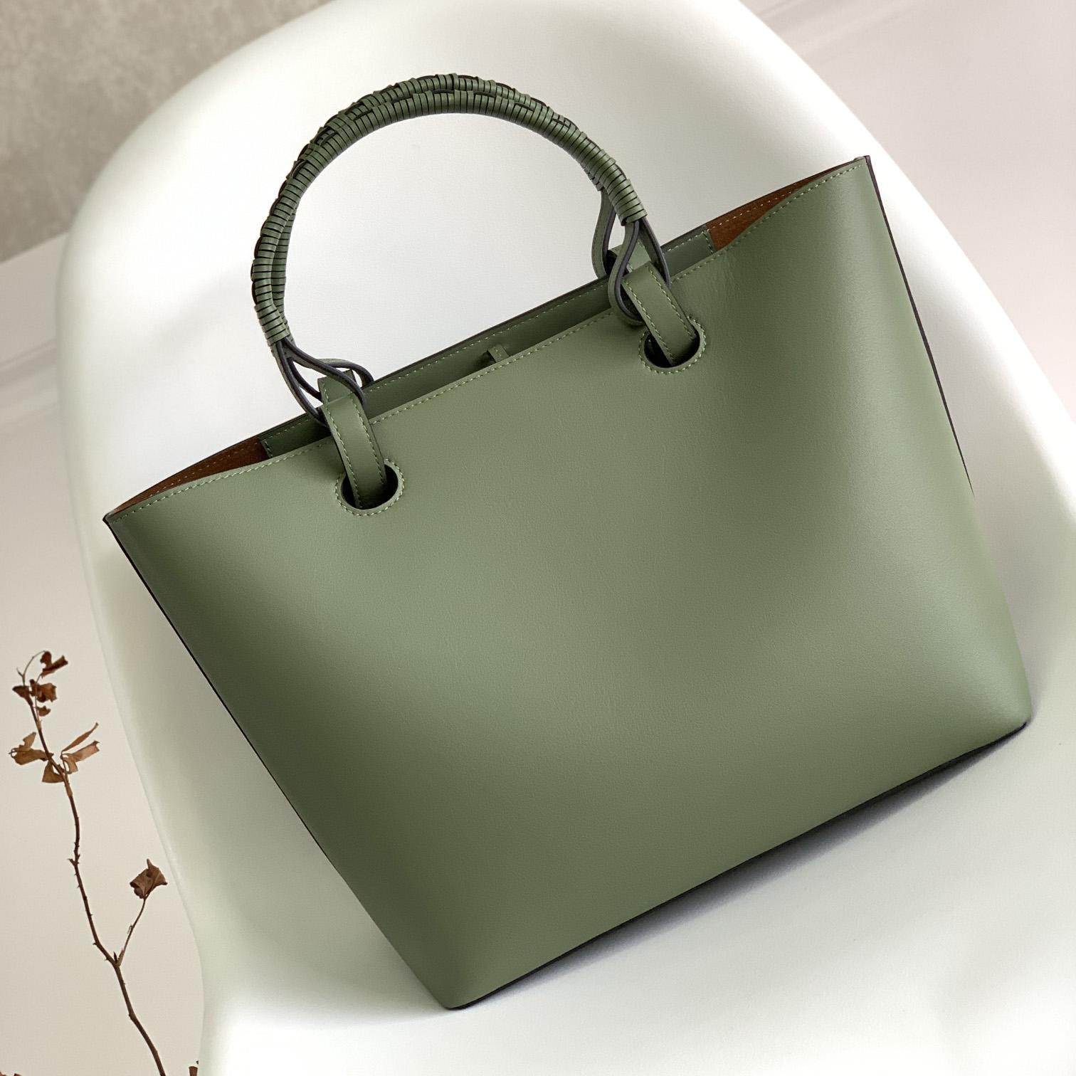 Loewe Small Anagram Tote Bag In Classic Calfskin - DopestKickz
