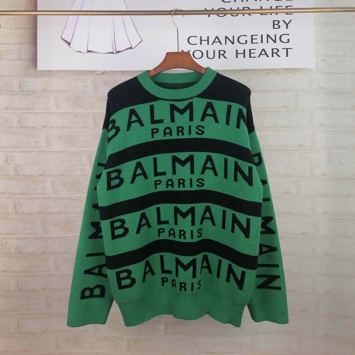 Balmain Wool-blend Crew-neck Sweater - DopestKickz