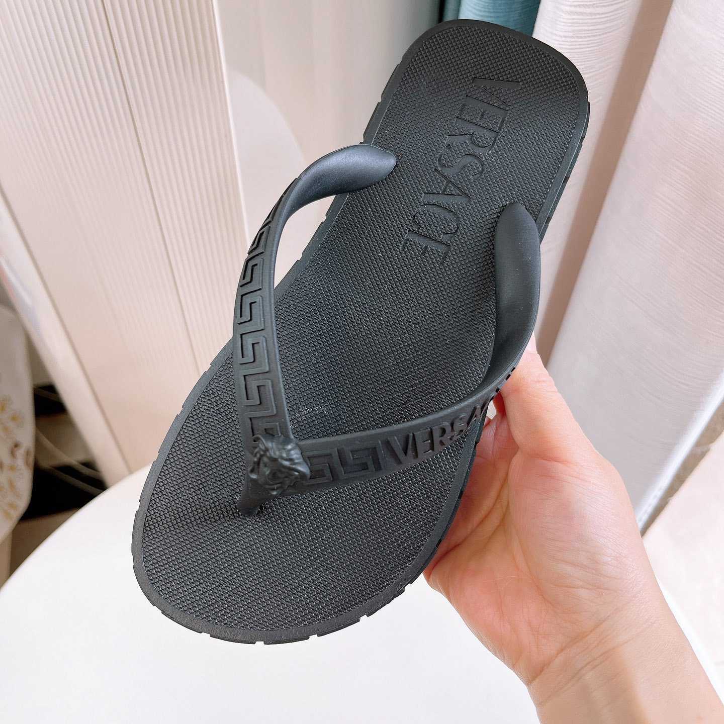 Versace Greca Sandals - DopestKickz