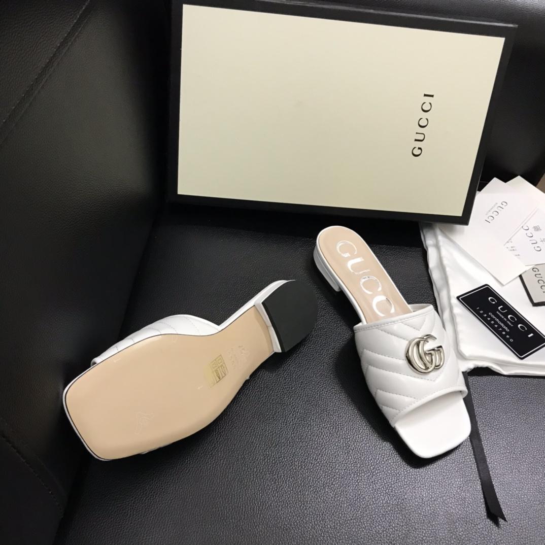 Gucci Women's Slide With Double G - DopestKickz