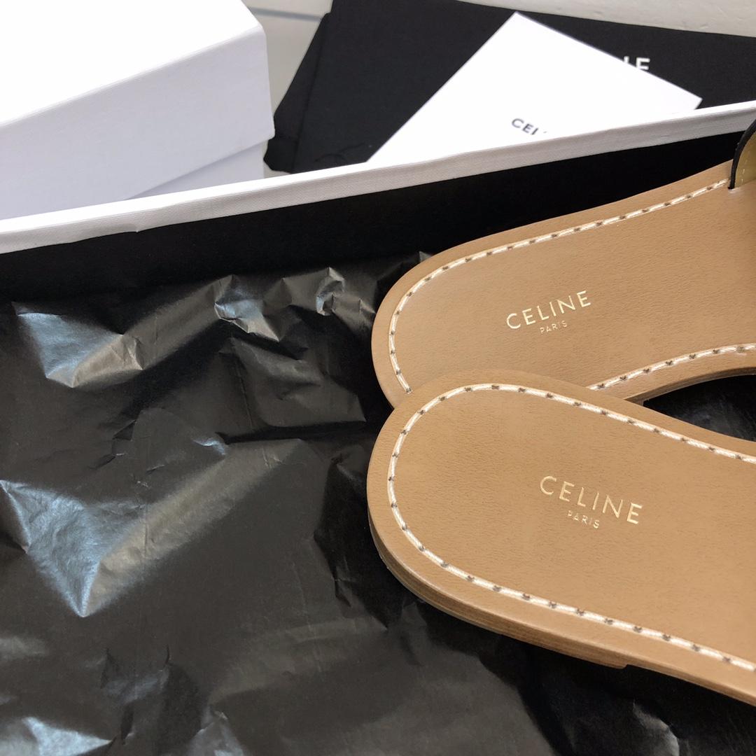 Celine Triomphe Mule In Calfskin - DopestKickz