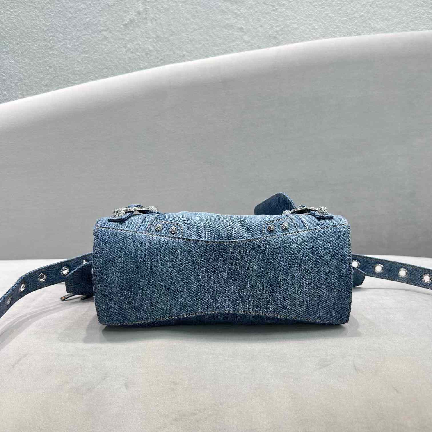 Balenciaga Neo Cagole XS Handbag In Denim - DopestKickz