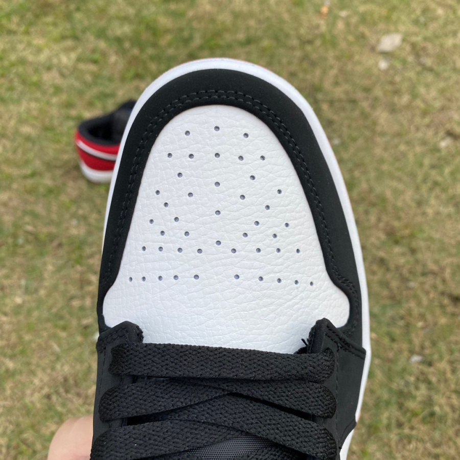 Air Jordan 1 Low “Black Toe” Sneaker   553558-116 - DopestKickz