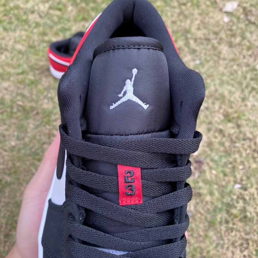 Air Jordan 1 Low “Black Toe” Sneaker   553558-116 - DopestKickz