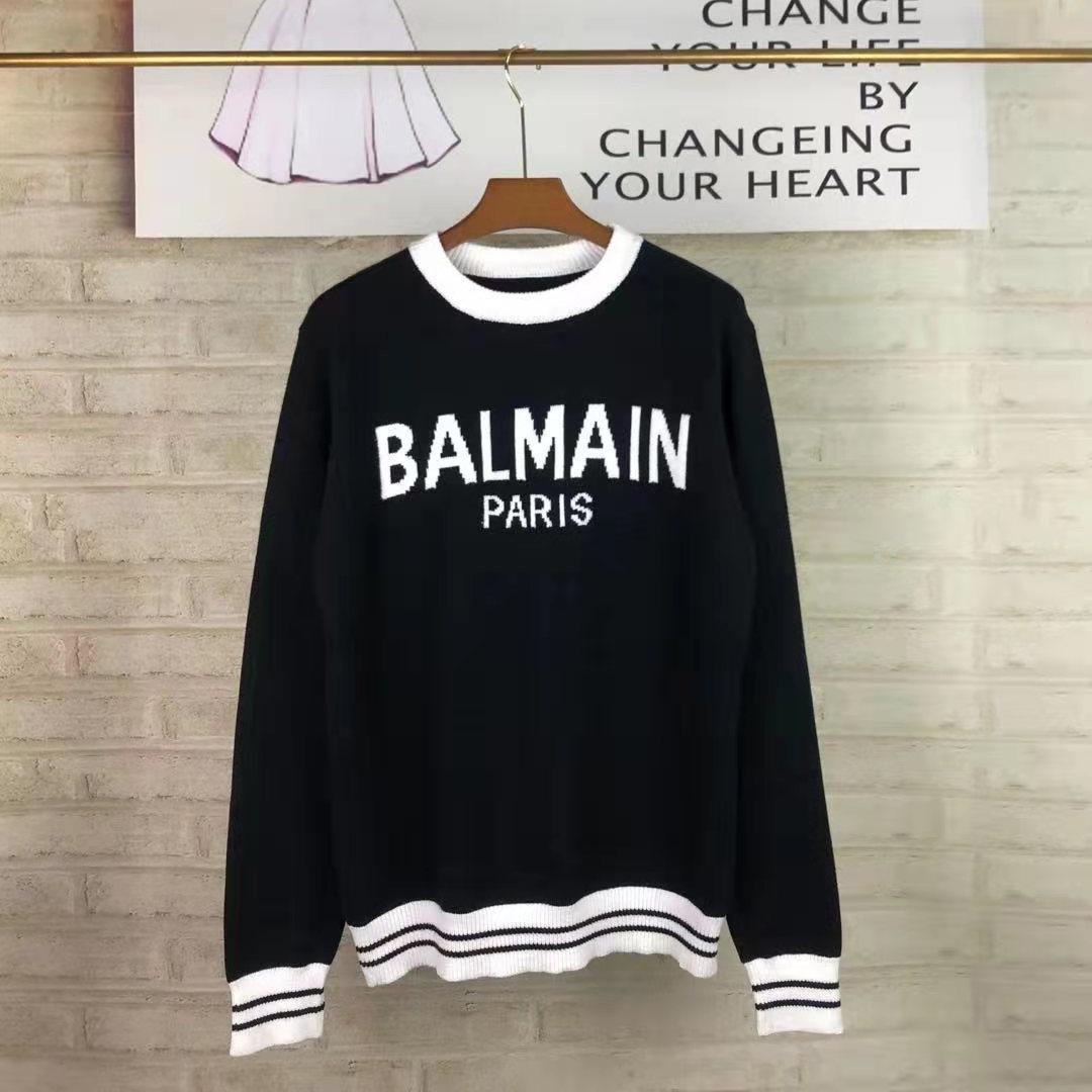 Balmain Wool Jumper With Balmain Logo - DopestKickz