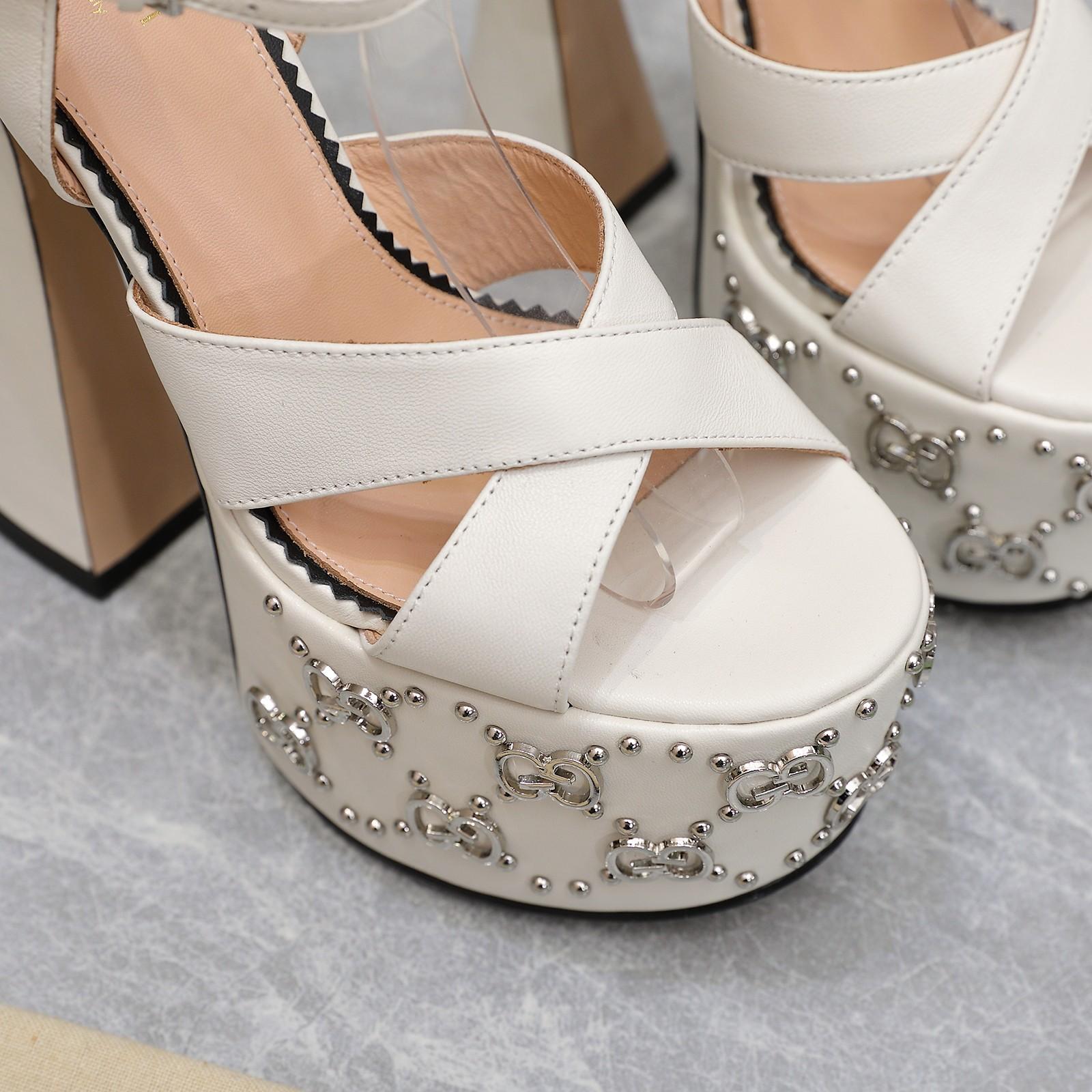 Gucci Women's Interlocking G Studs Sandal - DopestKickz