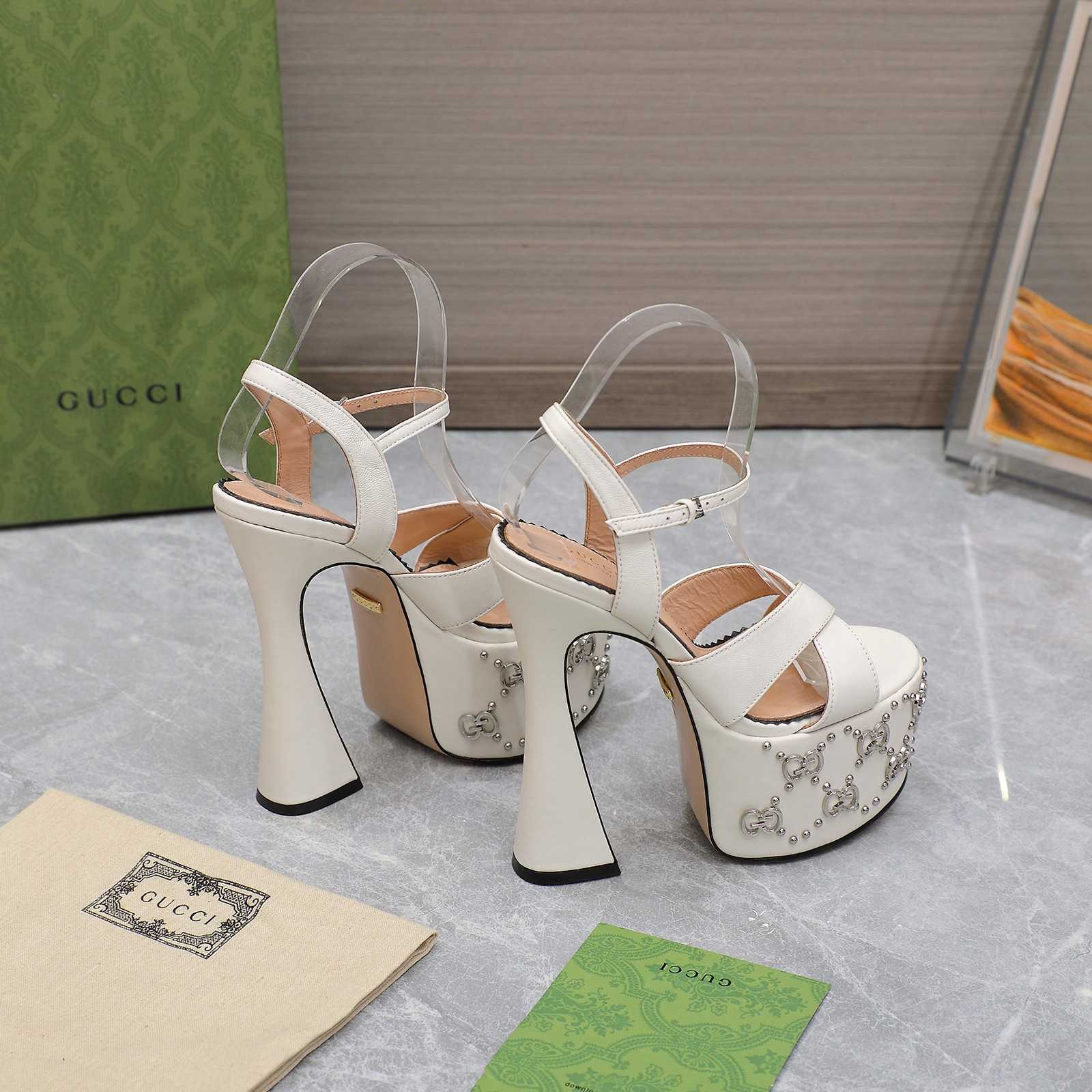 Gucci Women's Interlocking G Studs Sandal - DopestKickz
