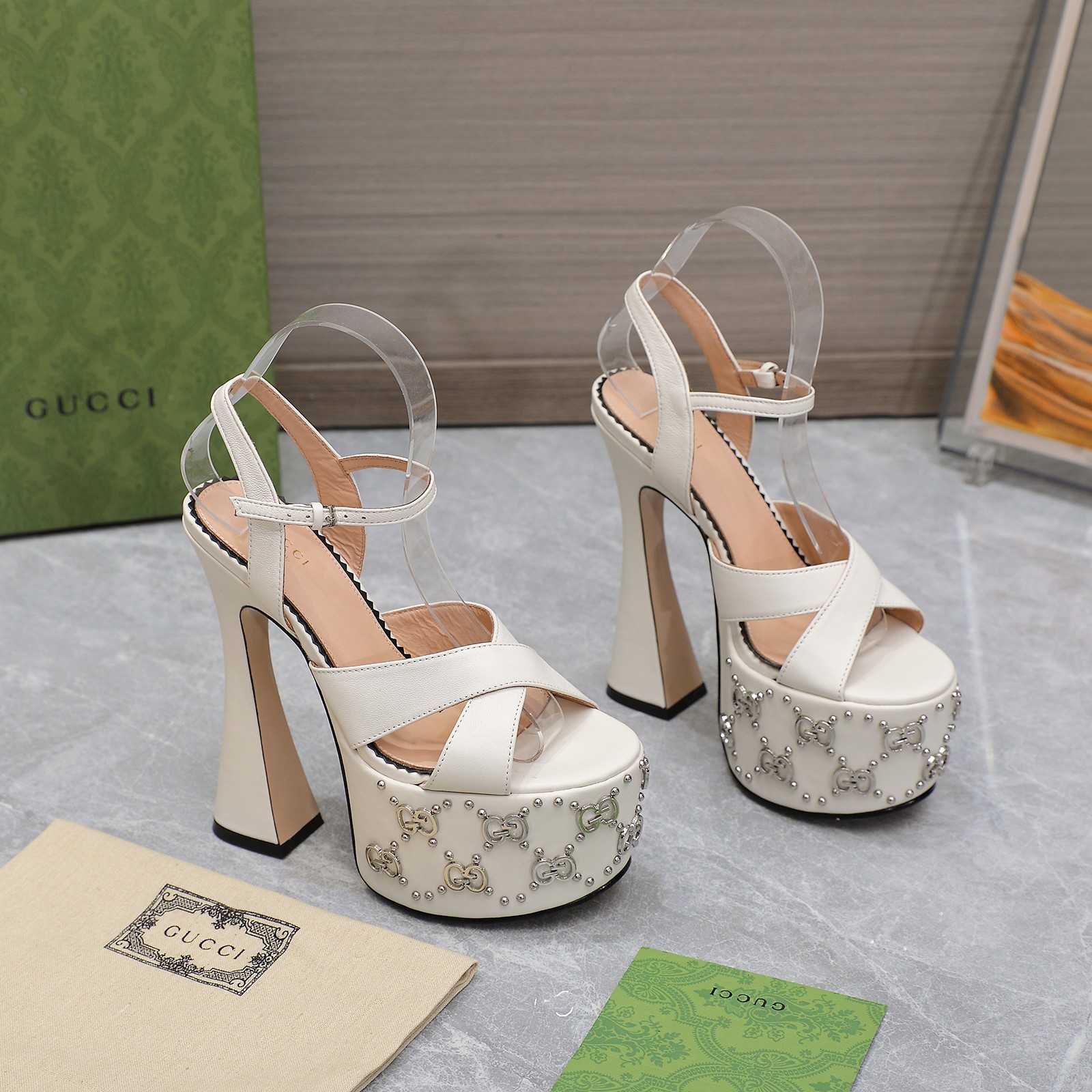 Gucci Women's Interlocking G Studs Sandal - DopestKickz