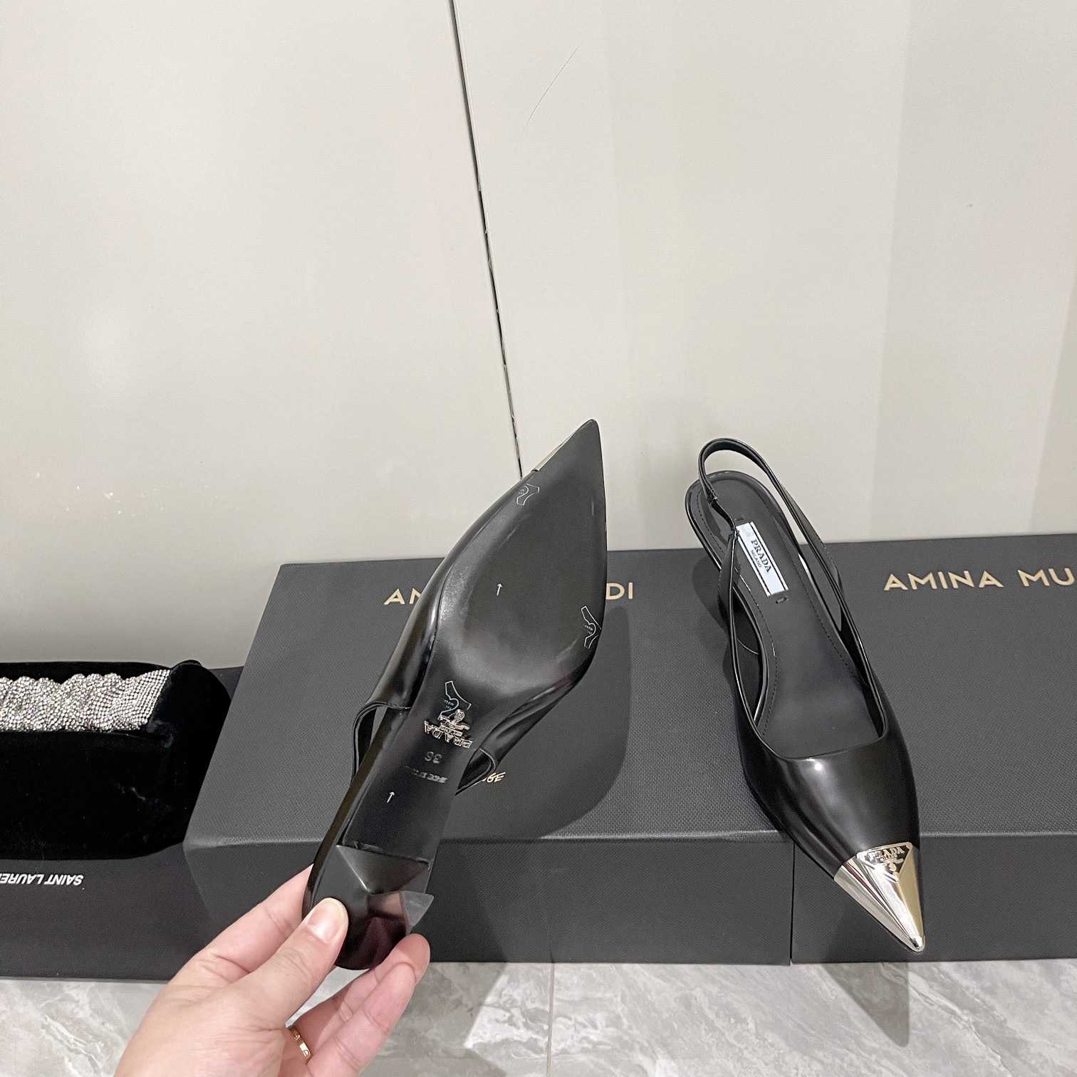 Prada 75mm Slingback Pump - DopestKickz