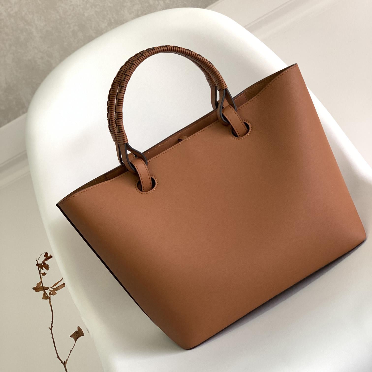 Loewe Small Anagram Tote Bag In Classic Calfskin - DopestKickz