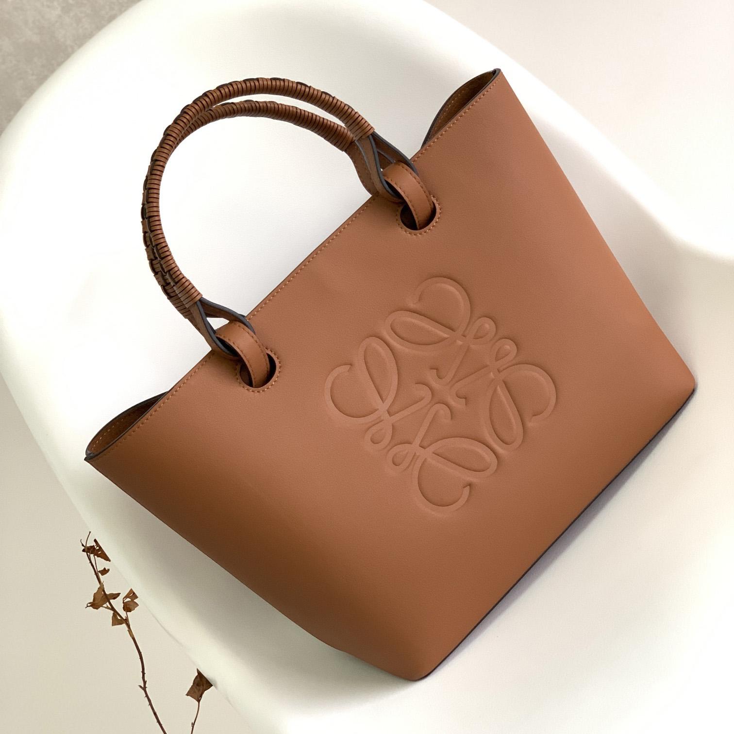 Loewe Small Anagram Tote Bag In Classic Calfskin - DopestKickz