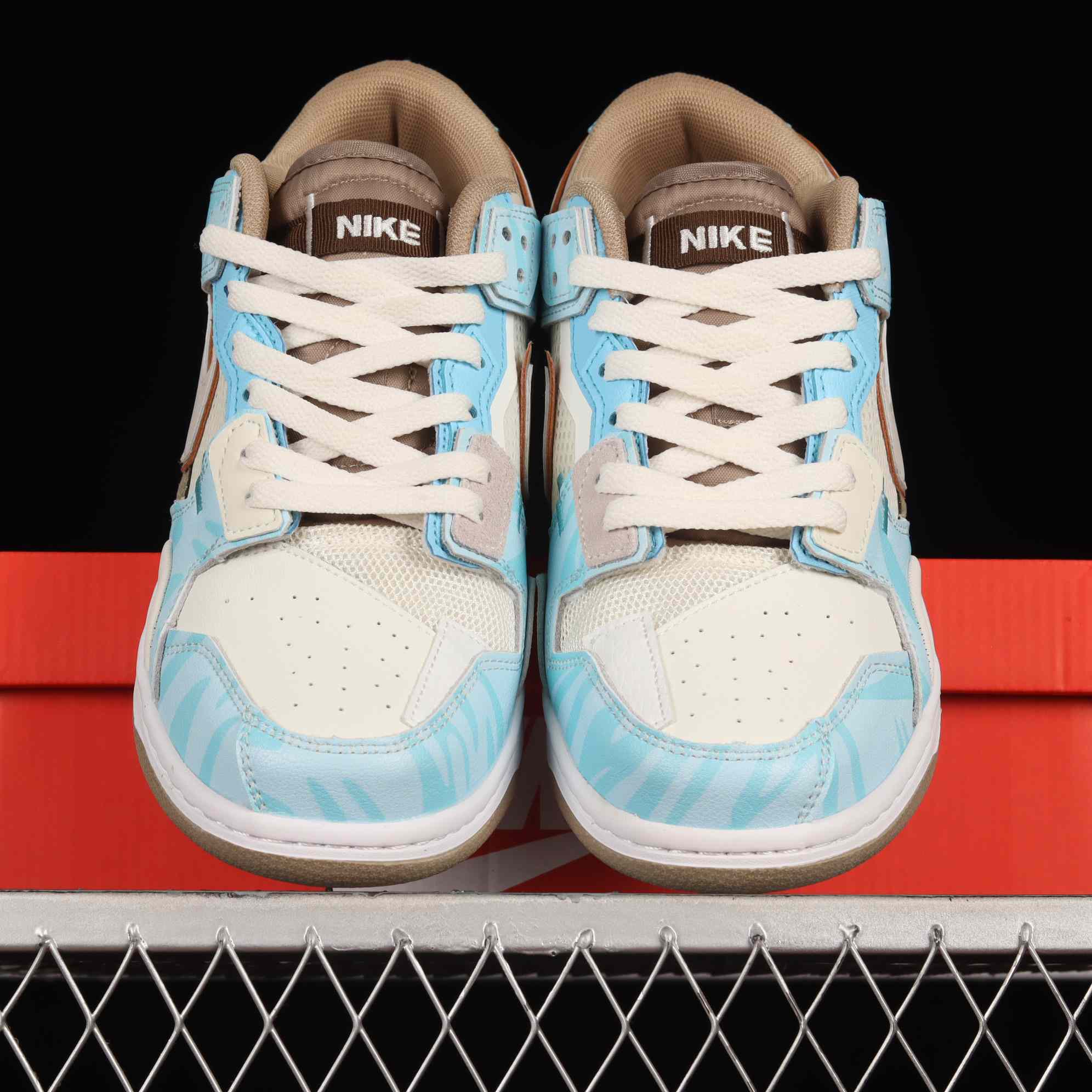Nike Dunk Low Scrap Bone White Tiffany Green Sneaker      DH7450-102 - DopestKickz