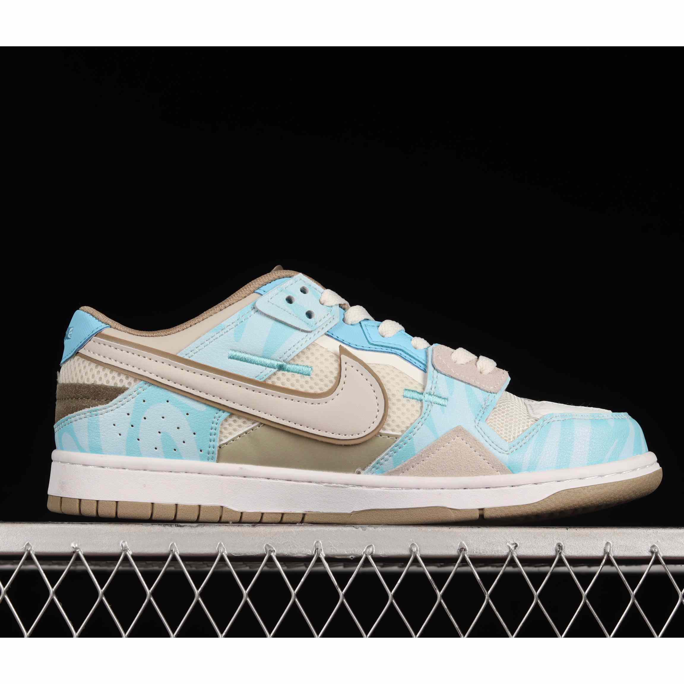 Nike Dunk Low Scrap Bone White Tiffany Green Sneaker      DH7450-102 - DopestKickz
