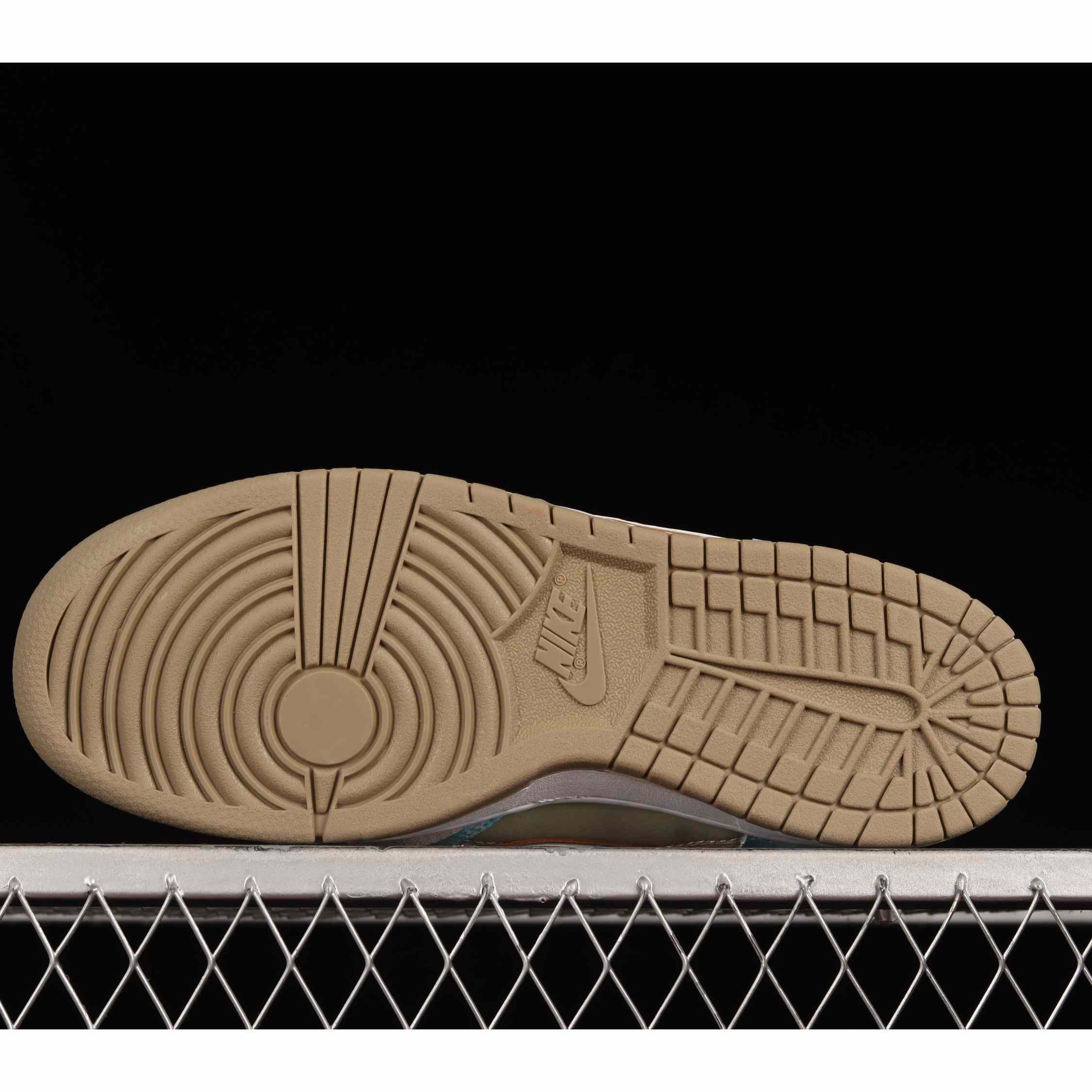 Nike Dunk Low Scrap Bone White Tiffany Green Sneaker      DH7450-102 - DopestKickz