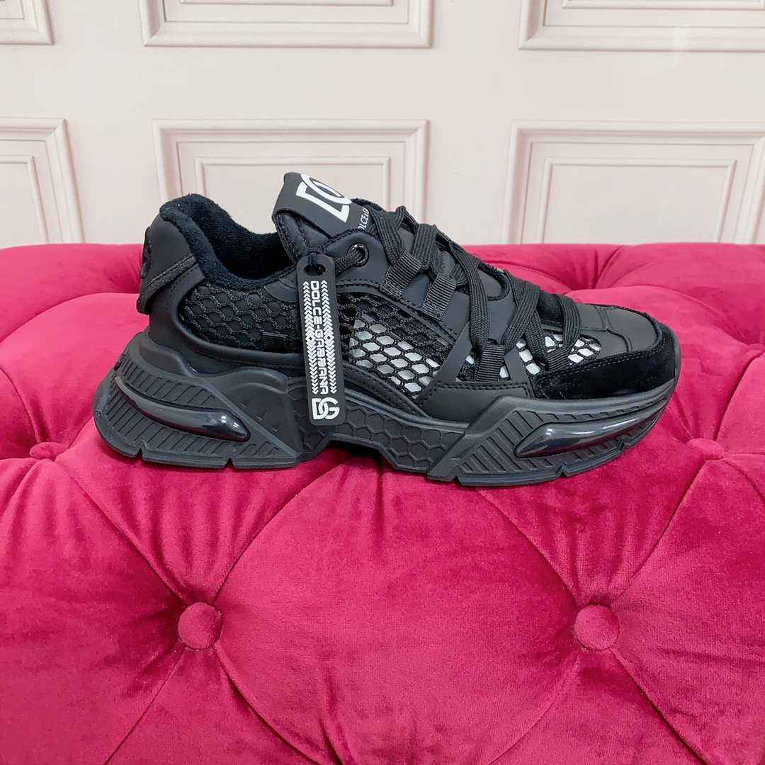 Dolce & Gabbana Mixed-Material Airmaster Sneakers - DopestKickz
