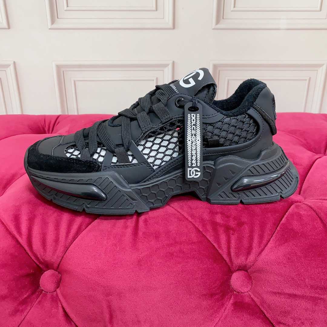 Dolce & Gabbana Mixed-Material Airmaster Sneakers - DopestKickz