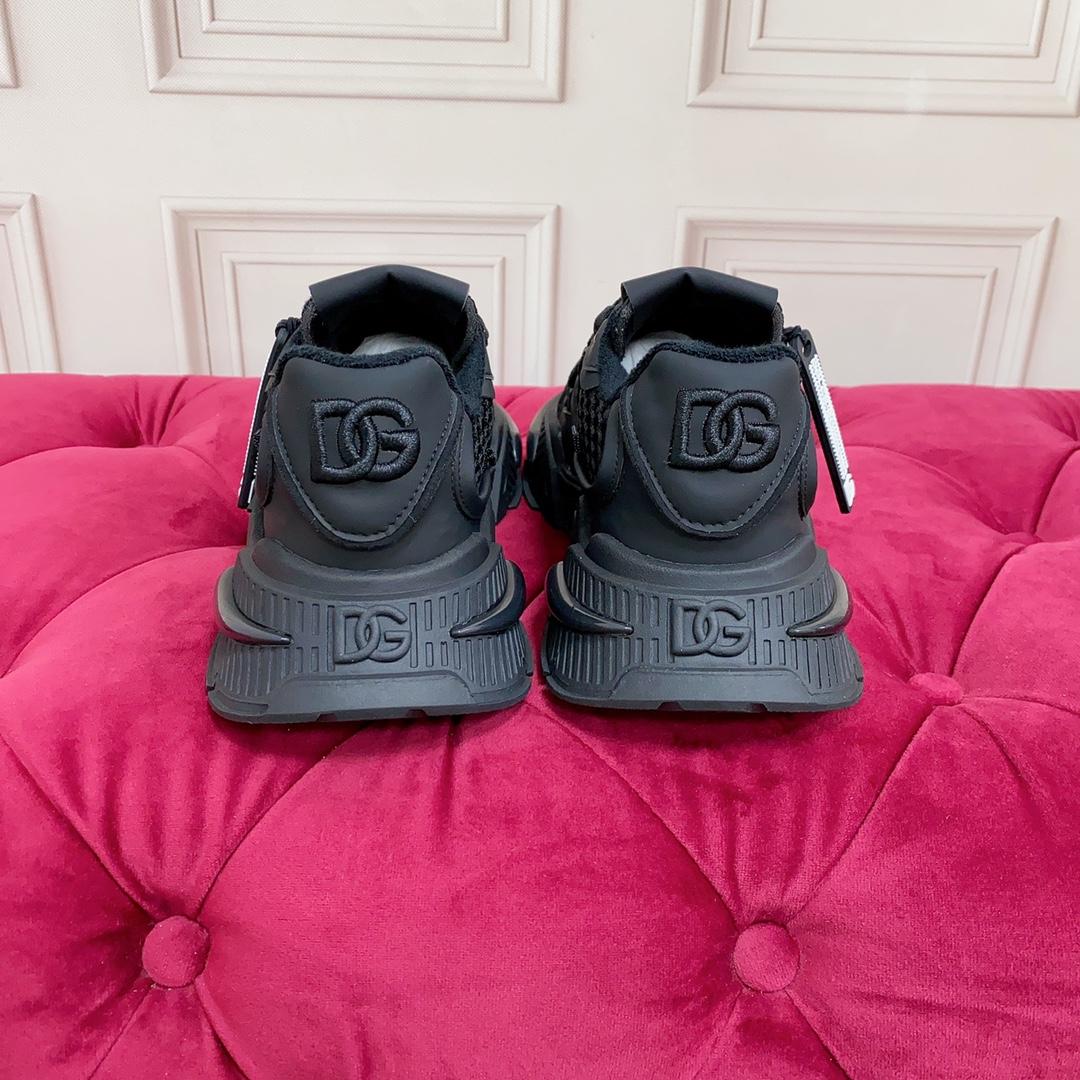 Dolce & Gabbana Mixed-Material Airmaster Sneakers - DopestKickz