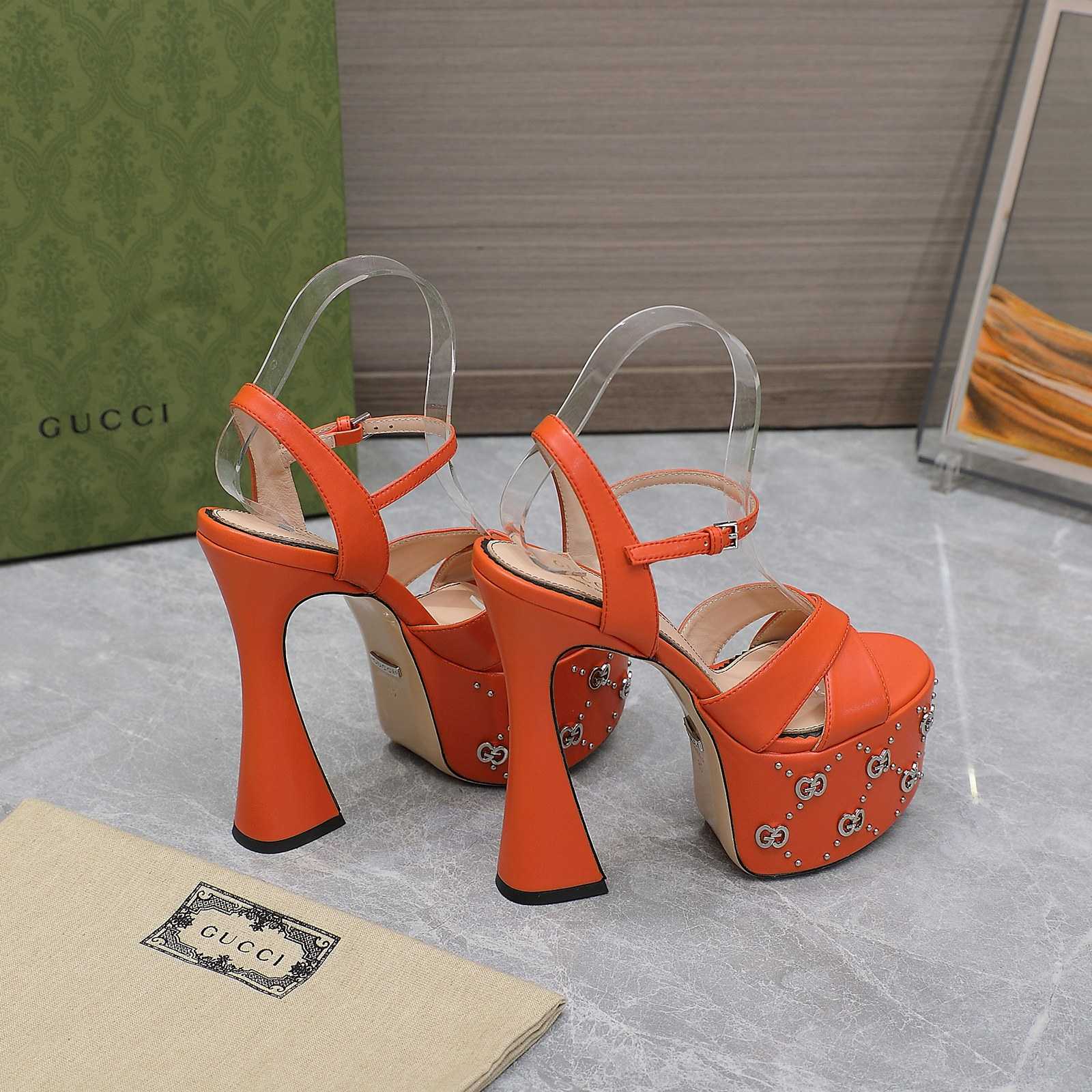 Gucci Women's Interlocking G Studs Sandal - DopestKickz
