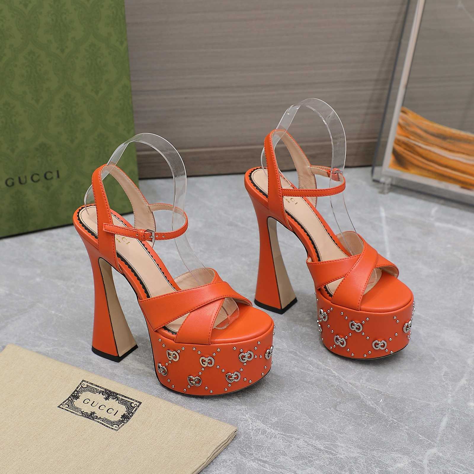 Gucci Women's Interlocking G Studs Sandal - DopestKickz