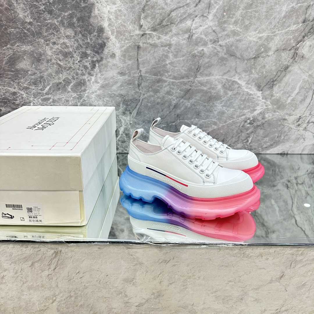 Alexander Mqueen Tread Slick Low Lace Up Sneaker  - DopestKickz