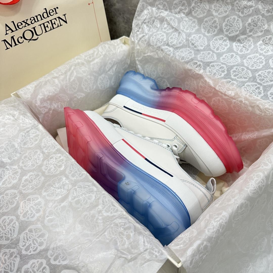 Alexander Mqueen Tread Slick Low Lace Up Sneaker  - DopestKickz