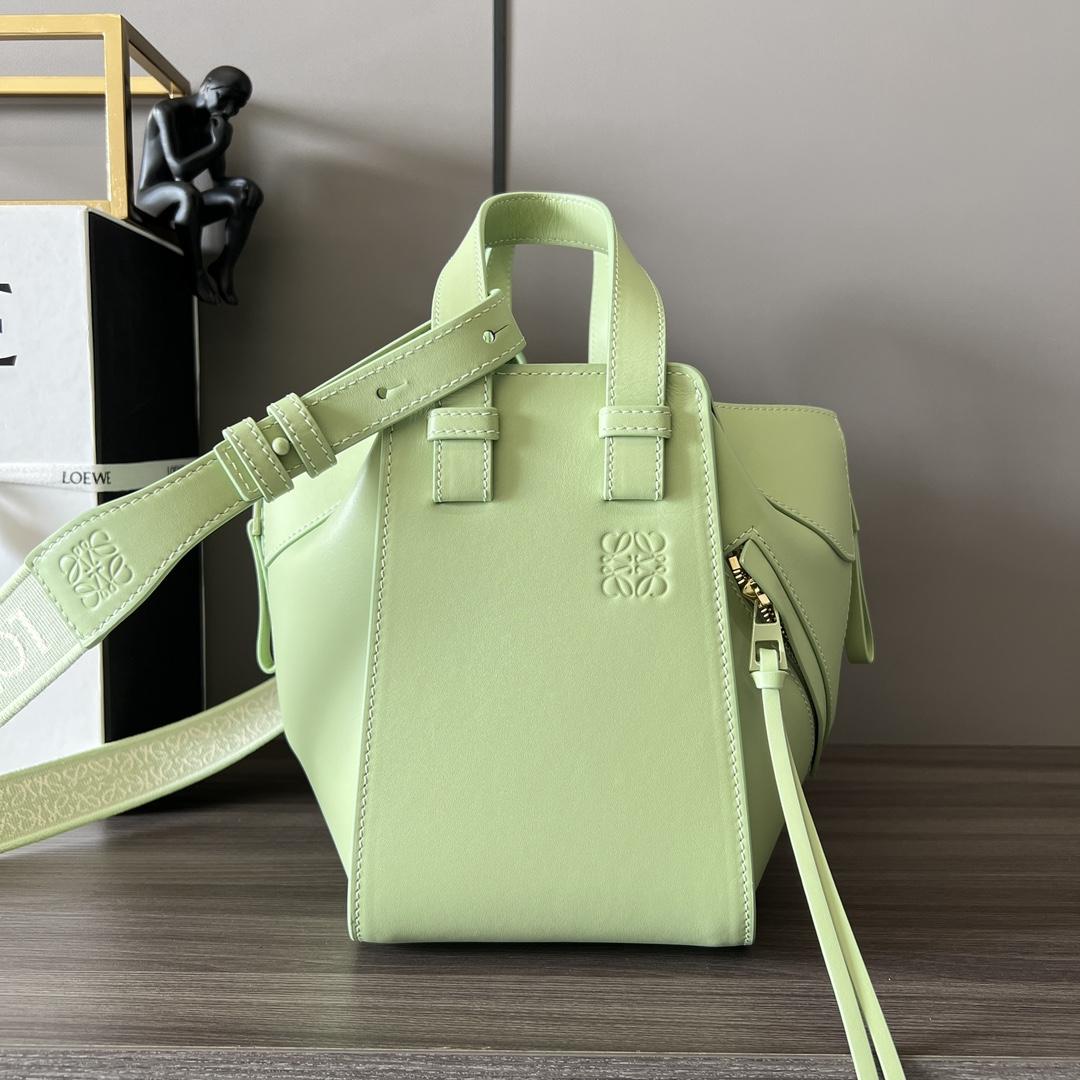 Loewe Compact Hammock In Satin Calfskin - DopestKickz