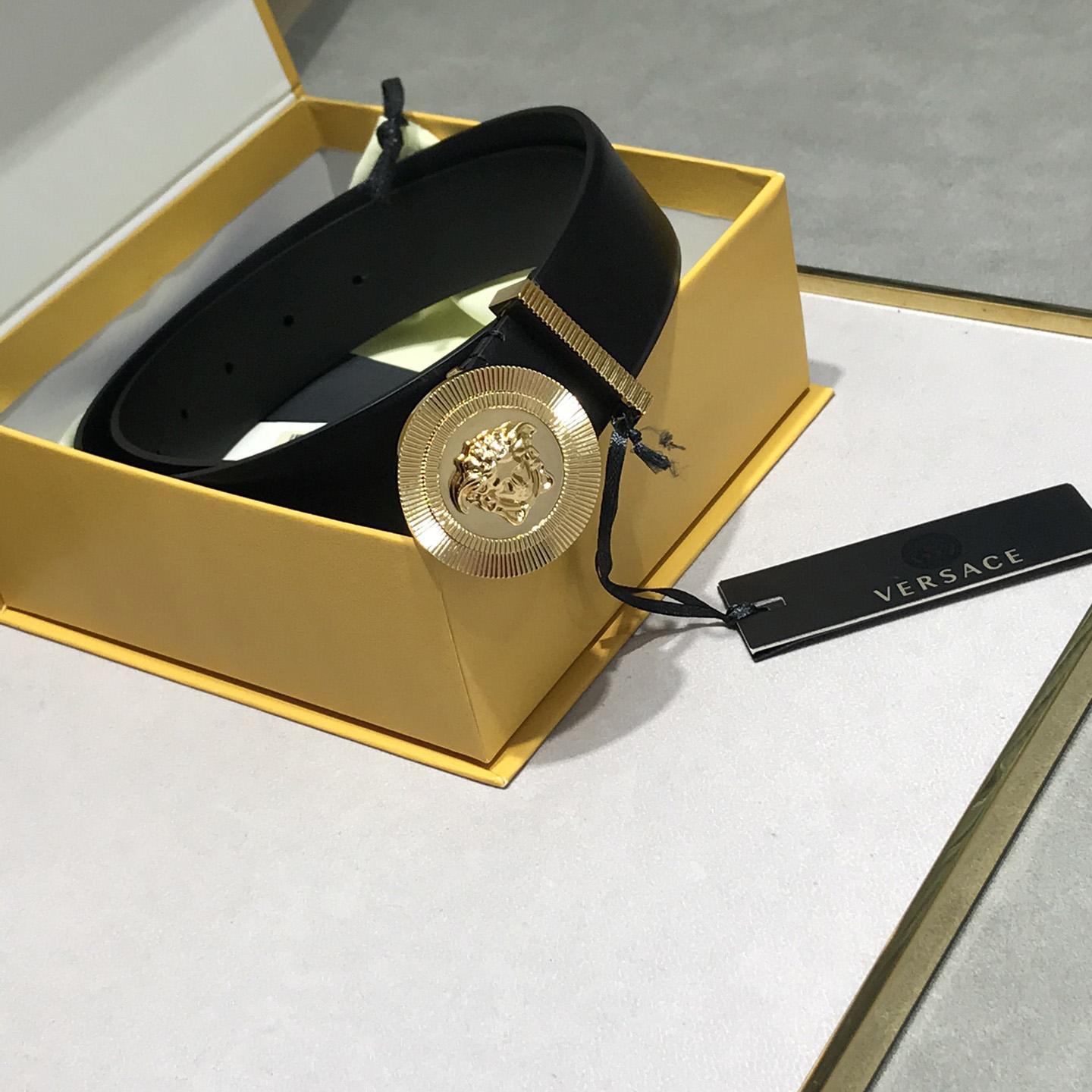 Versace Medusa Leathre Belt 38mm - DopestKickz