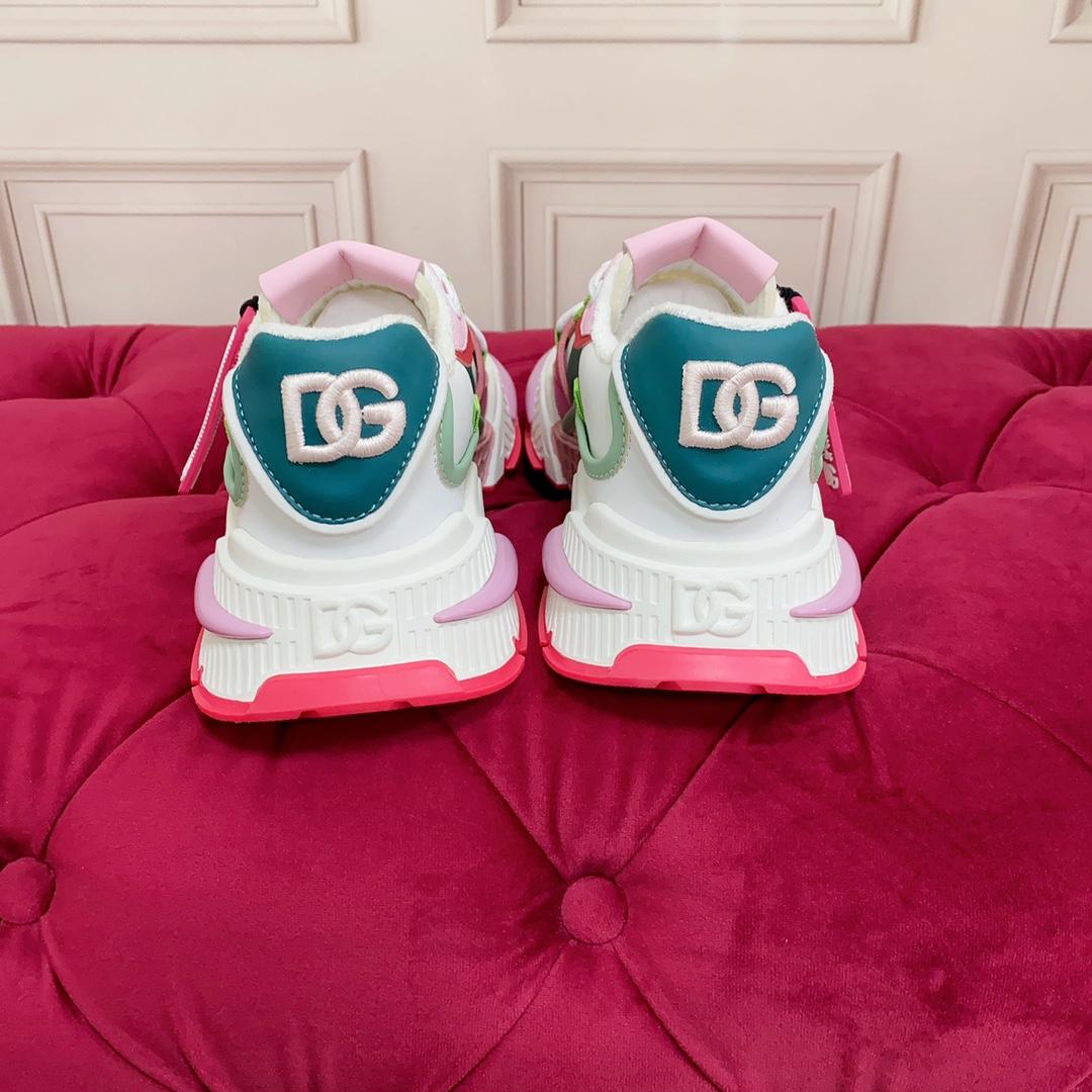 Dolce & Gabbana Mixed-Material Airmaster Sneakers - DopestKickz