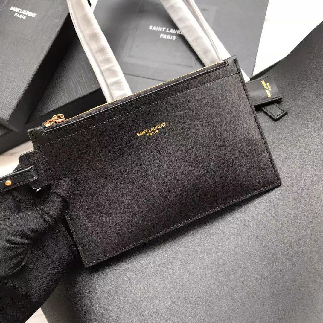 Saint Laurent Shopping Saint Laurent E/W In Supple Leather  - DopestKickz