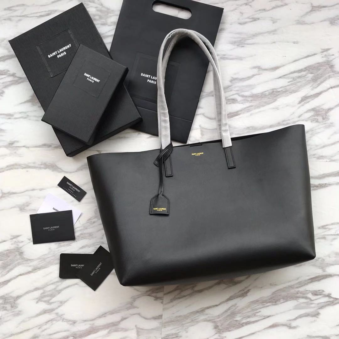 Saint Laurent Shopping Saint Laurent E/W In Supple Leather  - DopestKickz