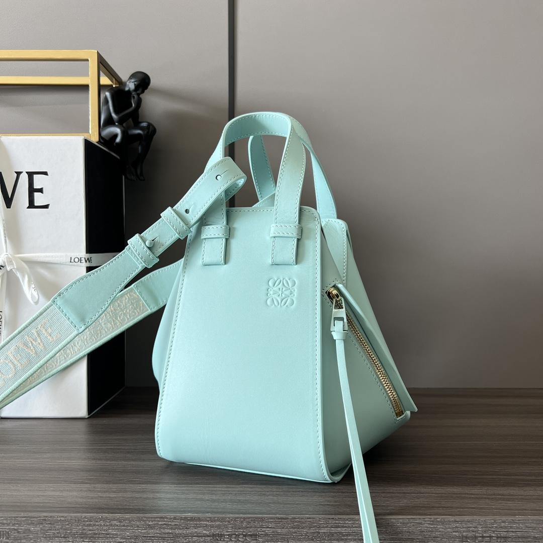 Loewe Compact Hammock In Satin Calfskin - DopestKickz