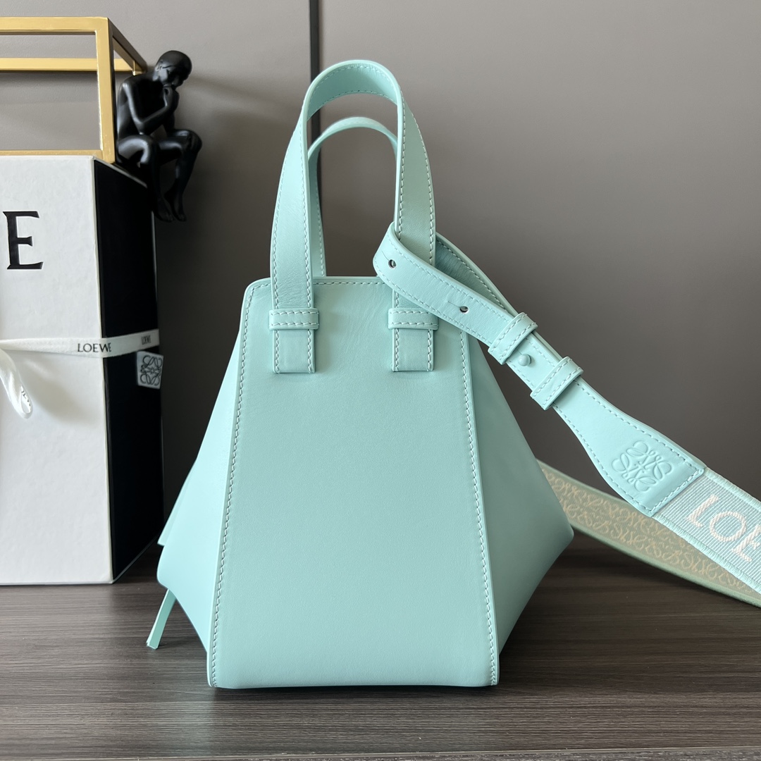 Loewe Compact Hammock In Satin Calfskin - DopestKickz