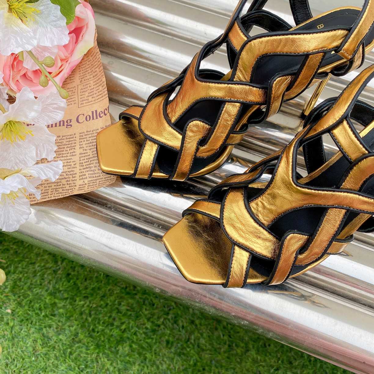 Balmain Suede Urania Sandals—Heel height：105mm - DopestKickz