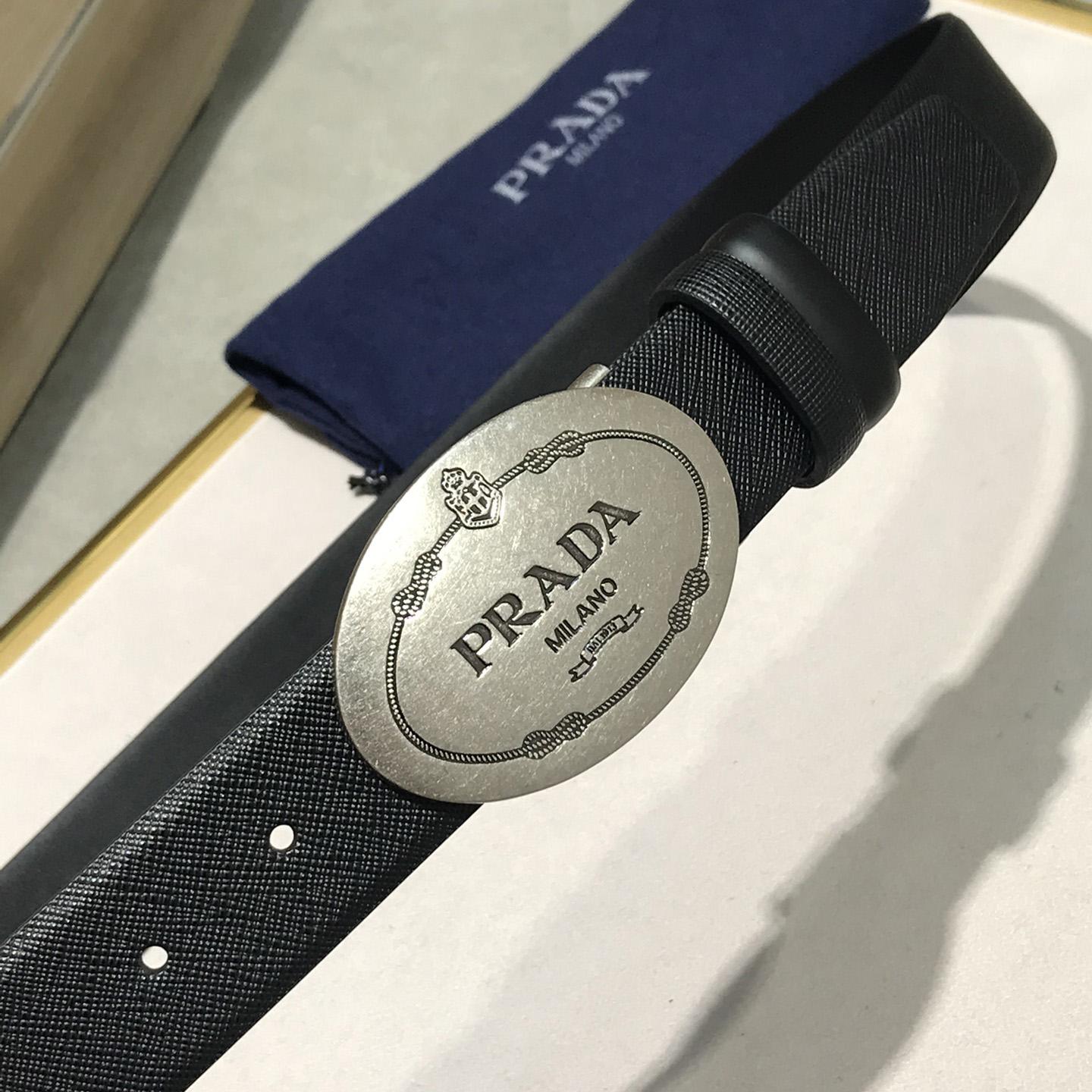 Prada Leather Belt - DopestKickz