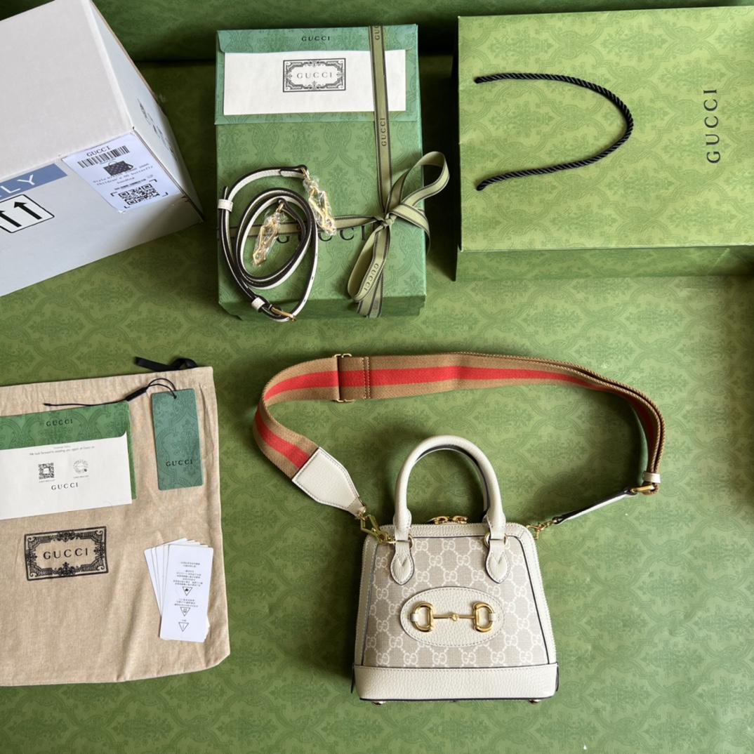 Gucci Horsebit 1955 GG Mini Bag(20-19.5-7.5cm) - DopestKickz