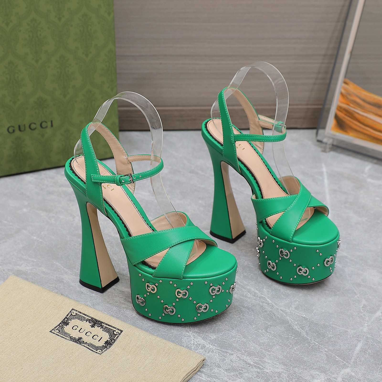 Gucci Women's Interlocking G Studs Sandal - DopestKickz