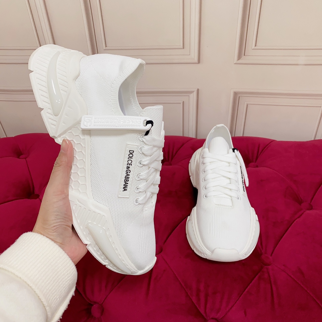 Dolce & Gabbana Stretch Knit Daymaster Sneakers - DopestKickz