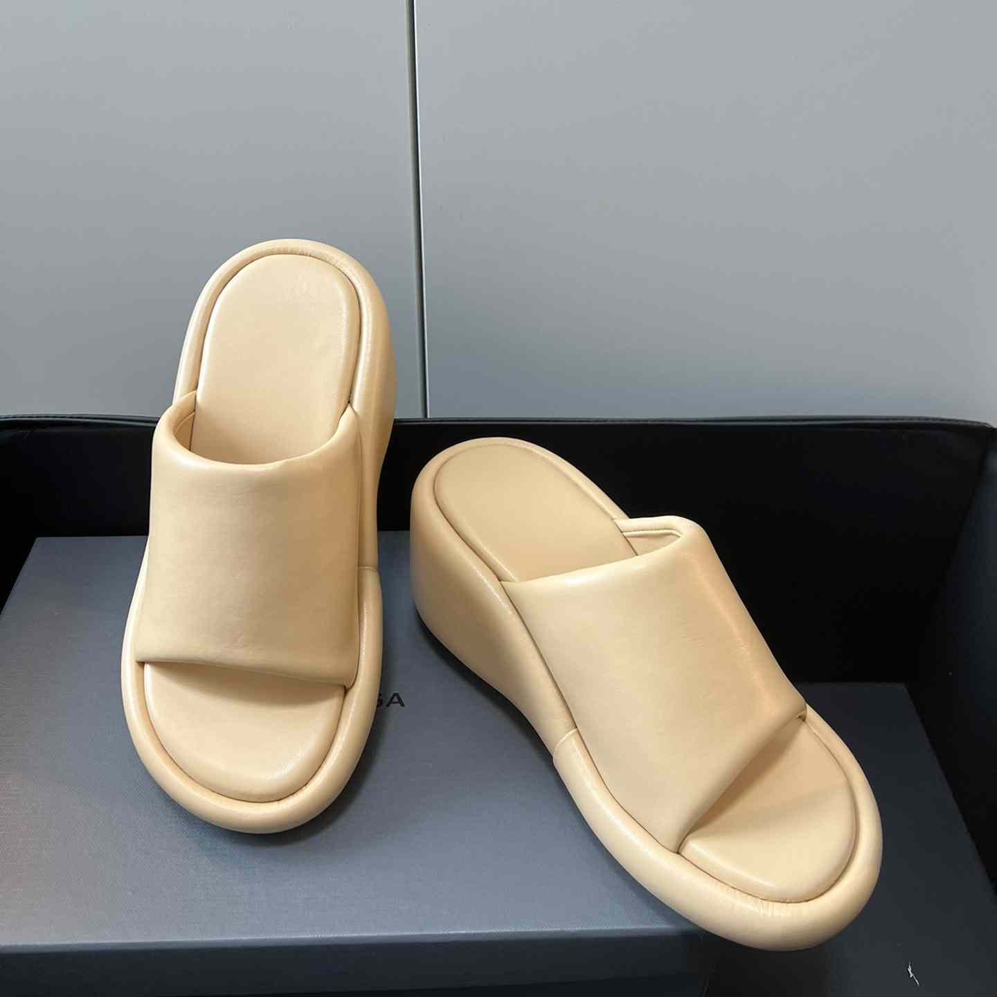 Balenciaga Rise Wedge Sandals - DopestKickz