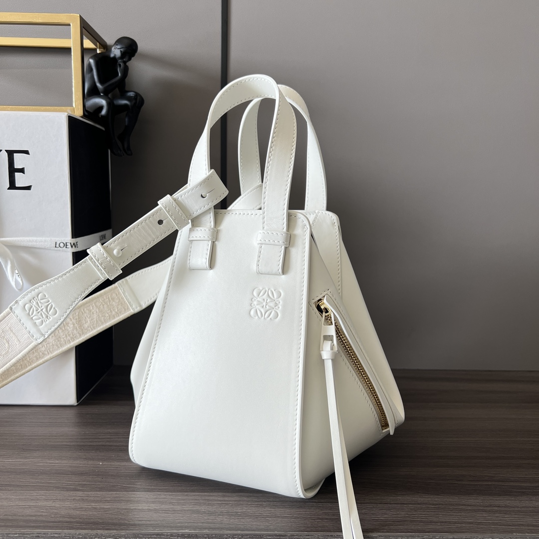 Loewe Compact Hammock In Satin Calfskin - DopestKickz