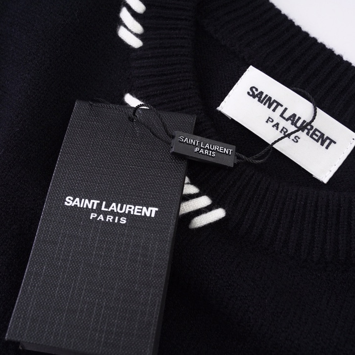 Saint Laurent Heart Sweater - DopestKickz