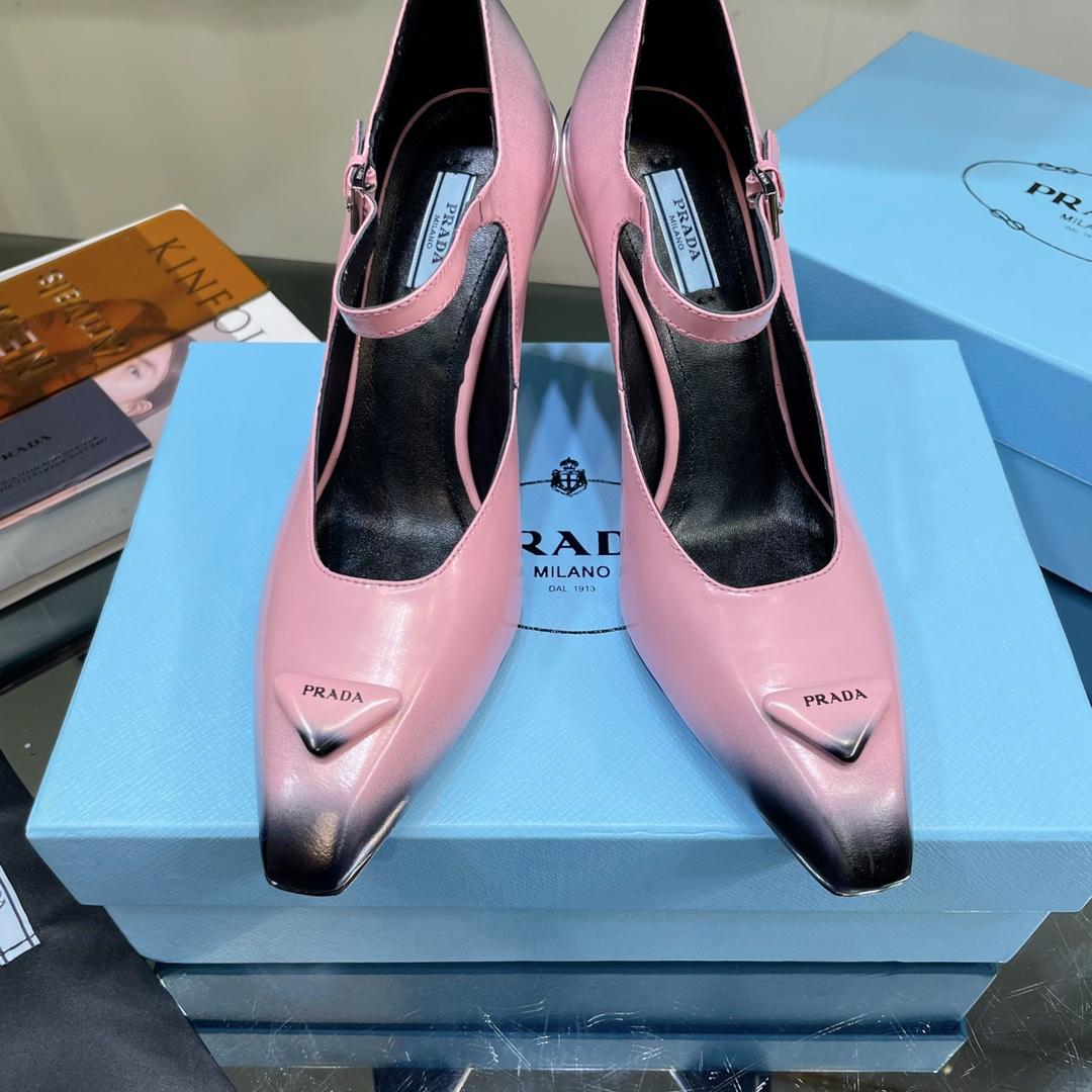 Prada Brushed Leather Pumps - DopestKickz