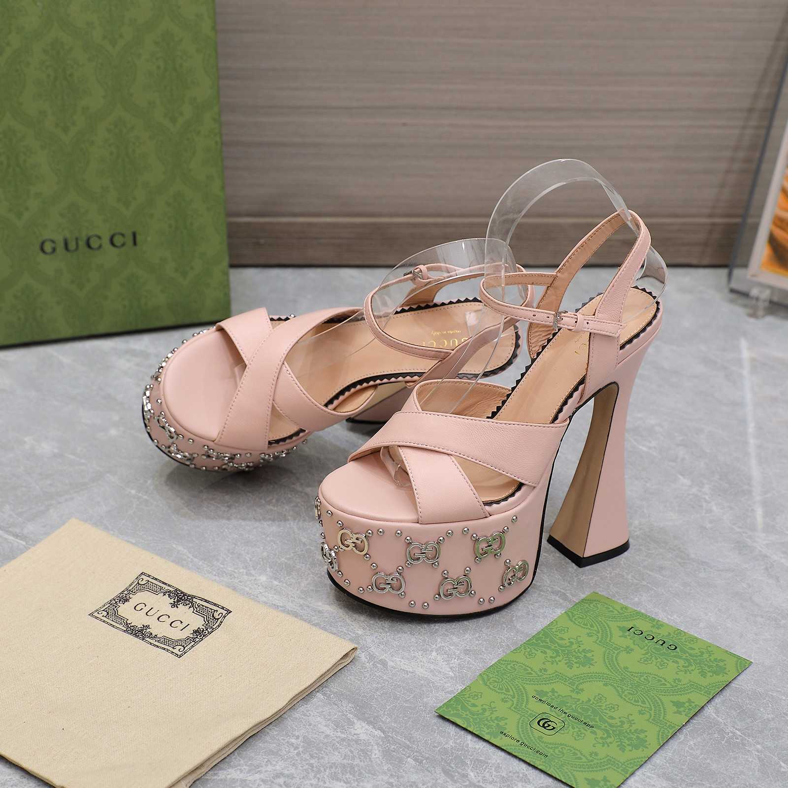 Gucci Women's Interlocking G Studs Sandal - DopestKickz
