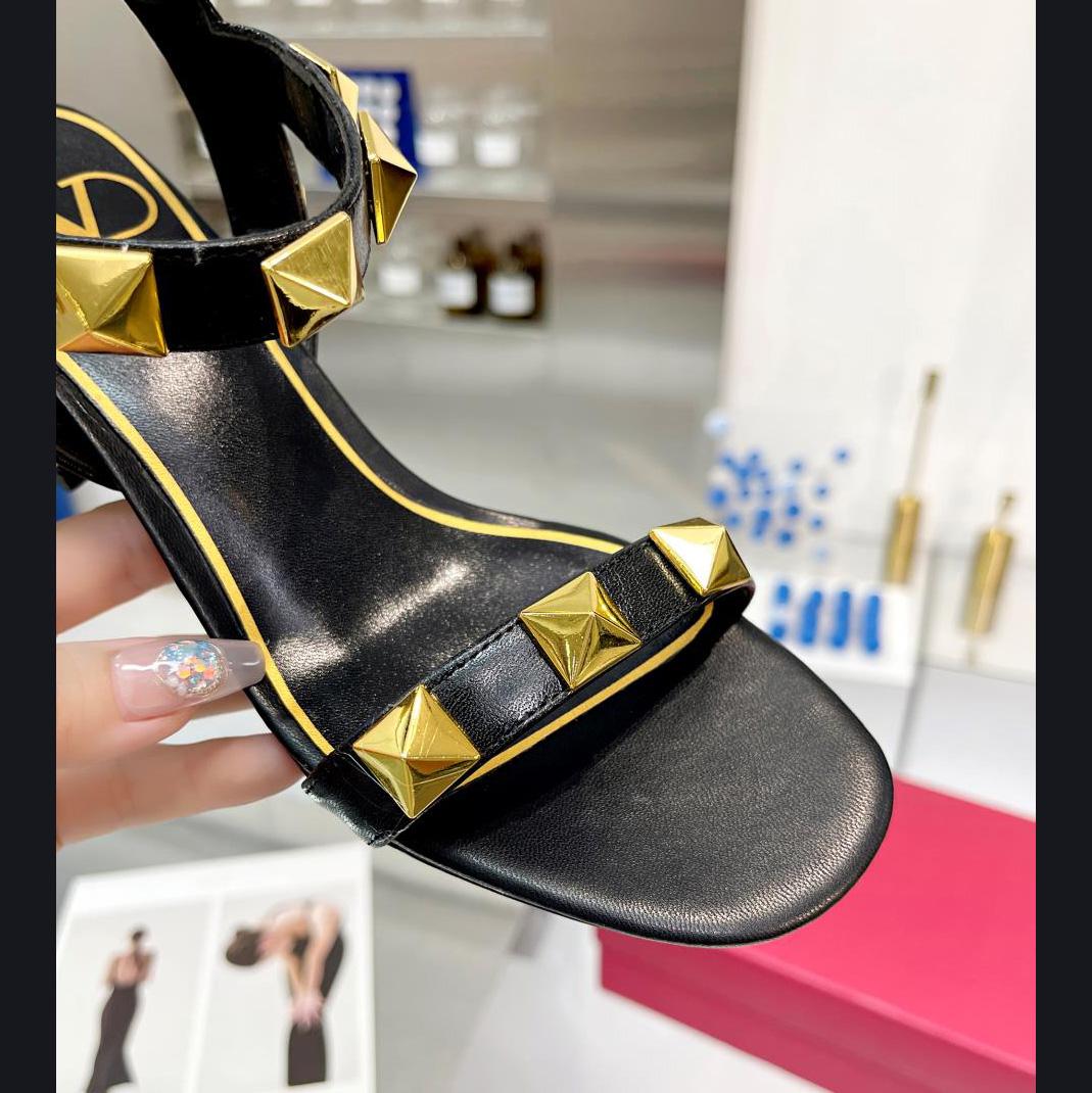 Valenti Roman Stud Calfskin Sandal   60mm - DopestKickz