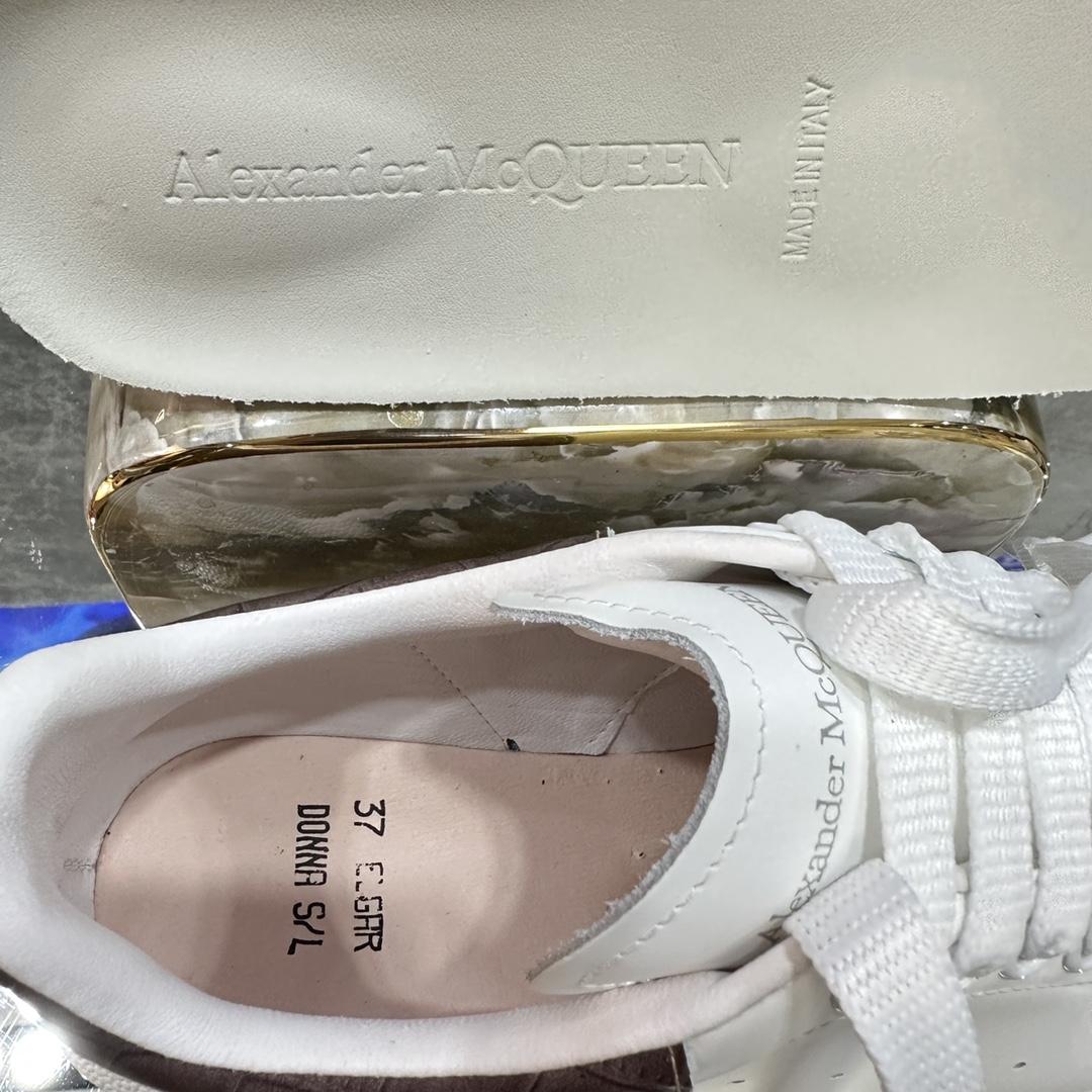 Alexander Mqueen Oversized Sneaker In White - DopestKickz