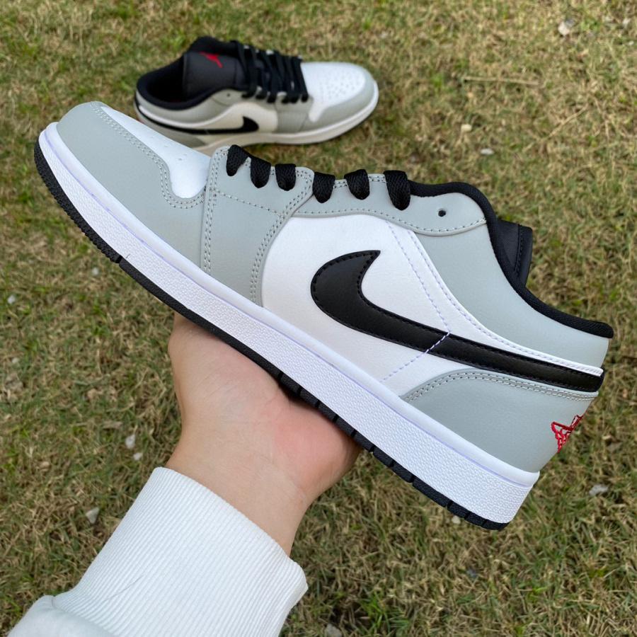 Air Jordan 1 Low “Light Smoke Grey” Sneaker   553558-030 - DopestKickz