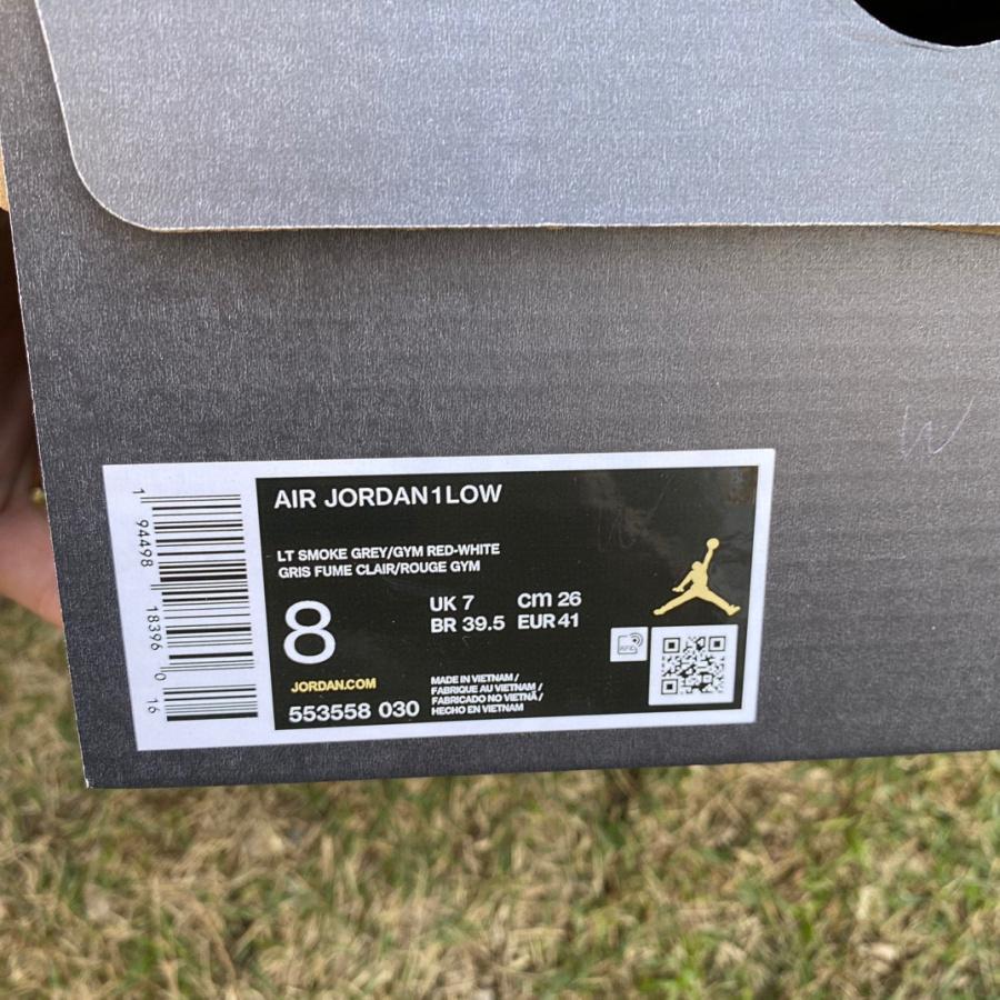Air Jordan 1 Low “Light Smoke Grey” Sneaker   553558-030 - DopestKickz