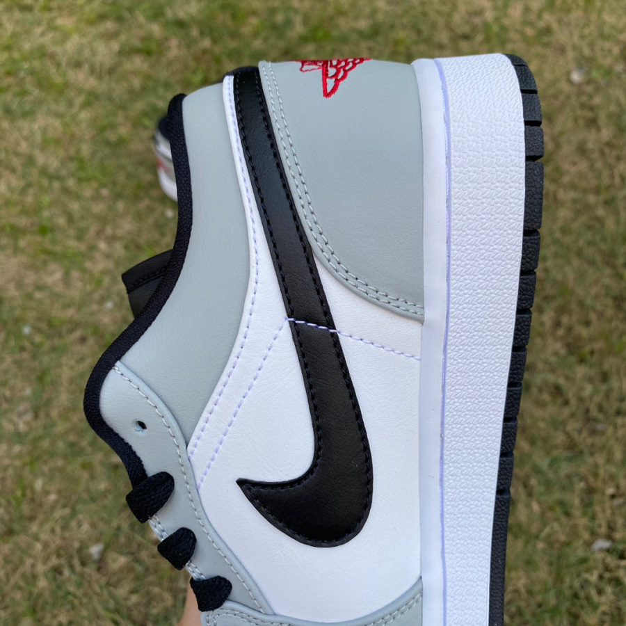 Air Jordan 1 Low “Light Smoke Grey” Sneaker   553558-030 - DopestKickz