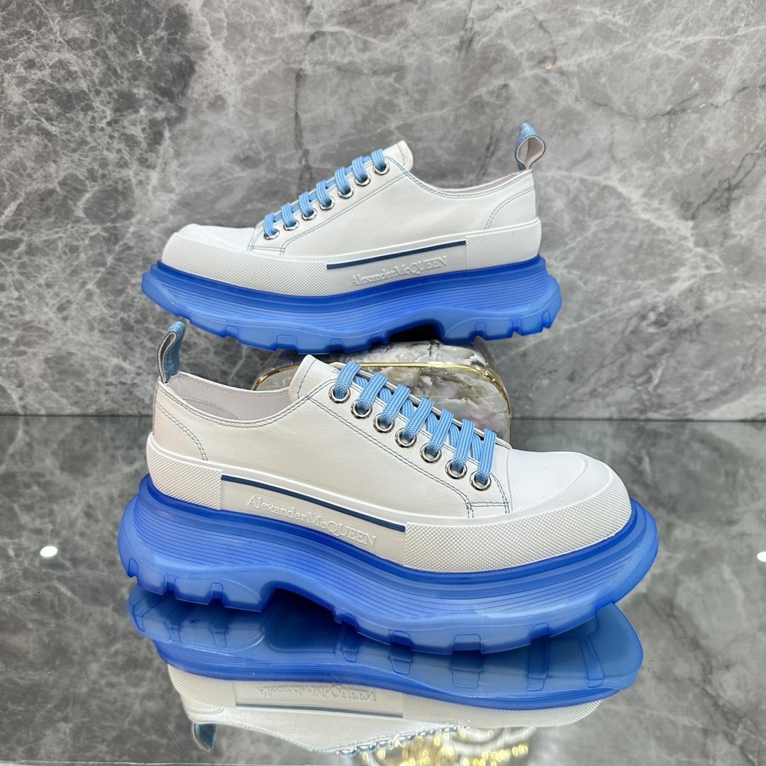 Alexander Mqueen Tread Slick Low Lace Up Sneaker  - DopestKickz