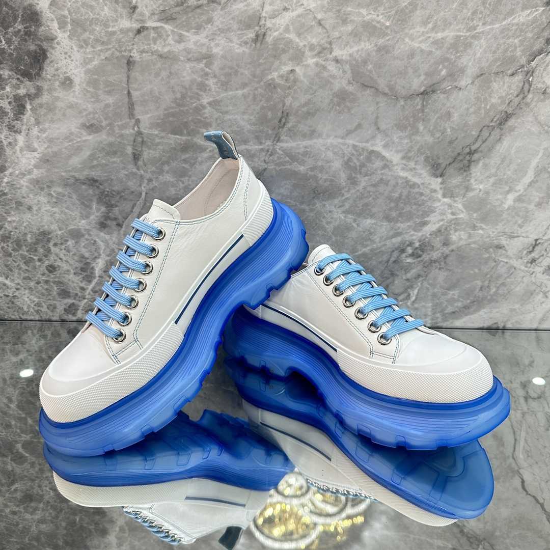 Alexander Mqueen Tread Slick Low Lace Up Sneaker  - DopestKickz