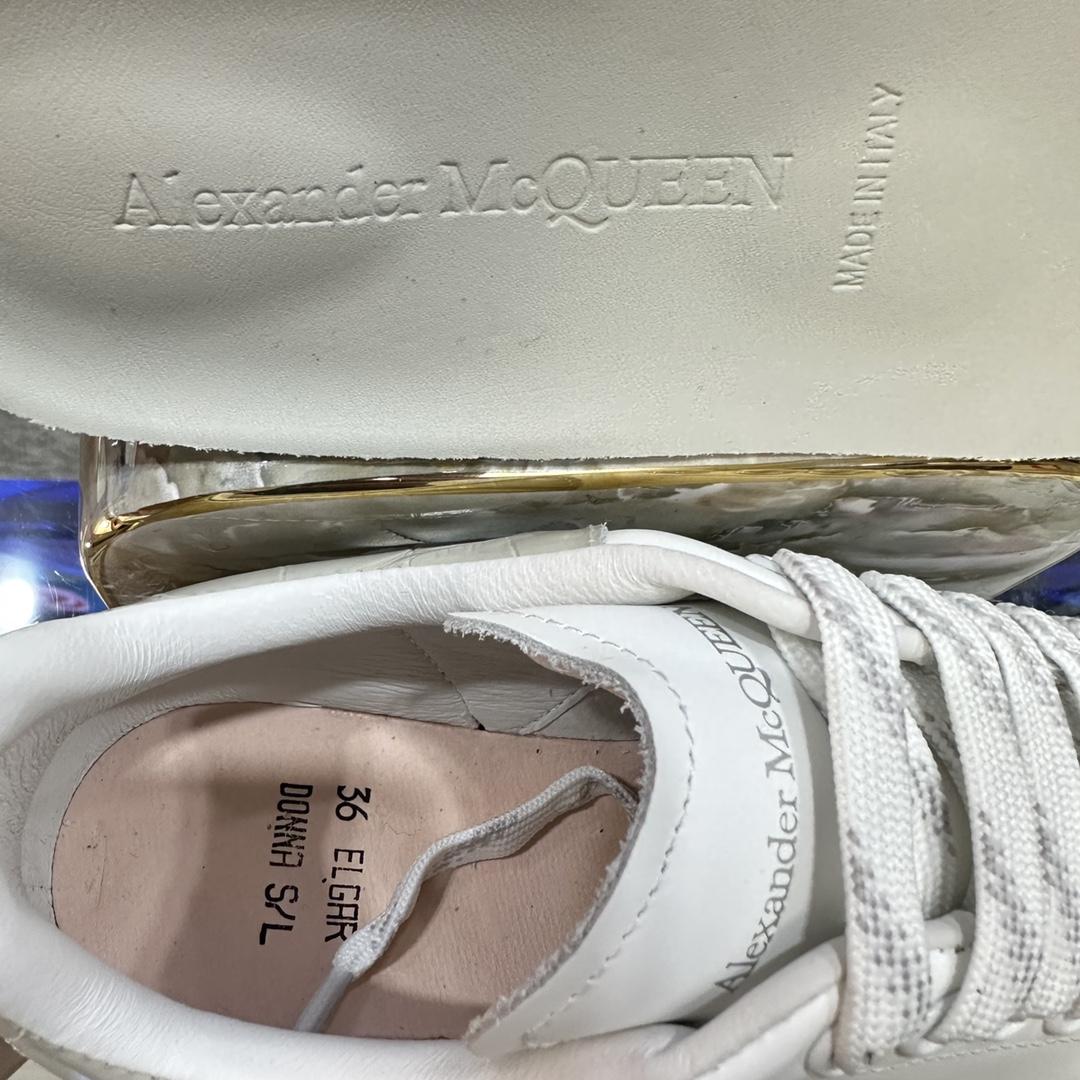 Alexander Mqueen Oversized Sneaker In White - DopestKickz